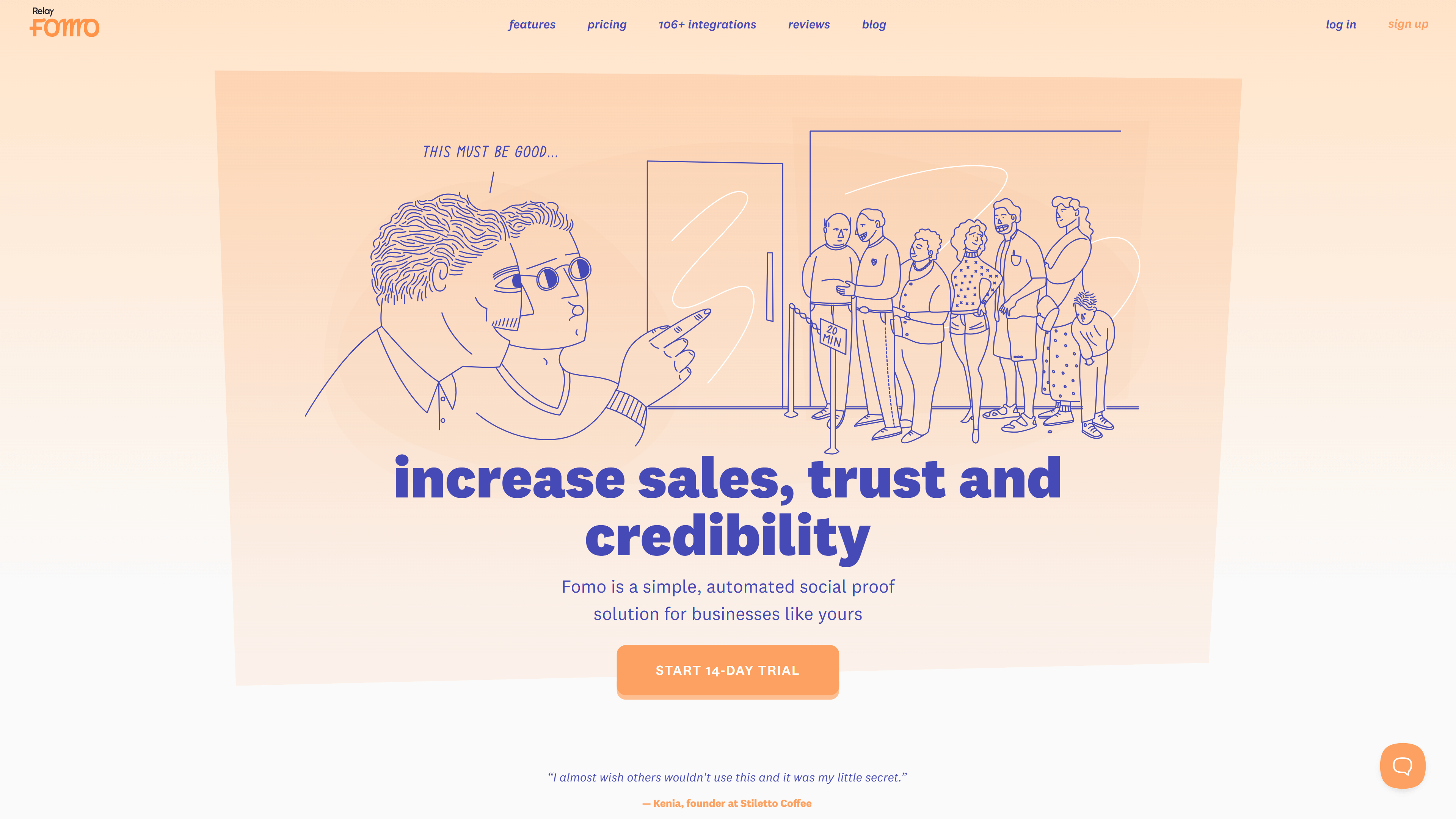 cart abandonment solutions fomo.com example