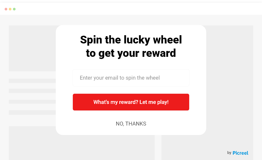 Spin the lucky wheel