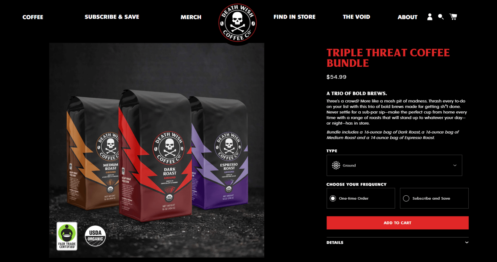 Holiday Bundle - Death Wish Coffee