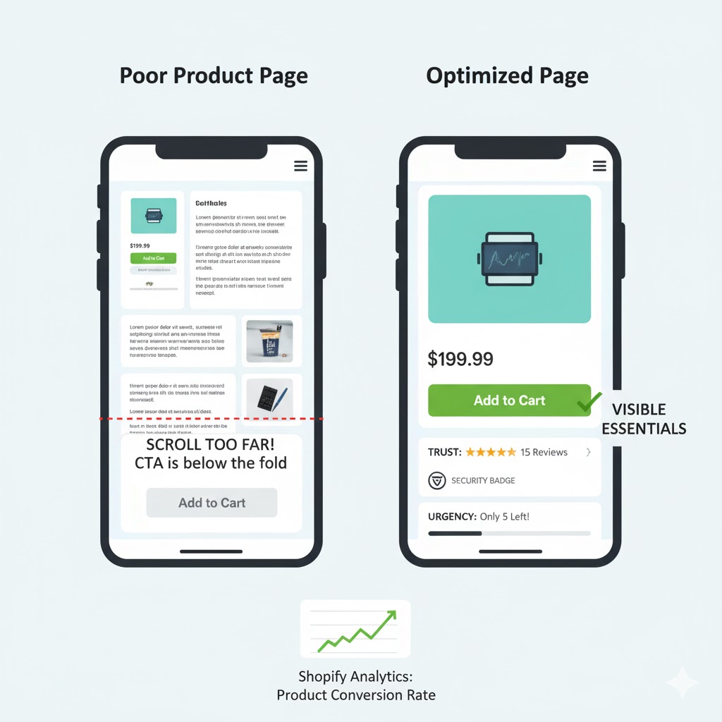 Add To Cart Button Placement in Shopify