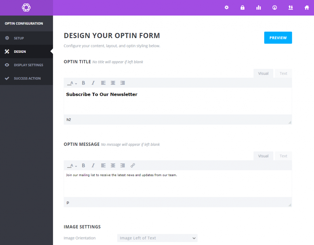 bloom email capture popup
