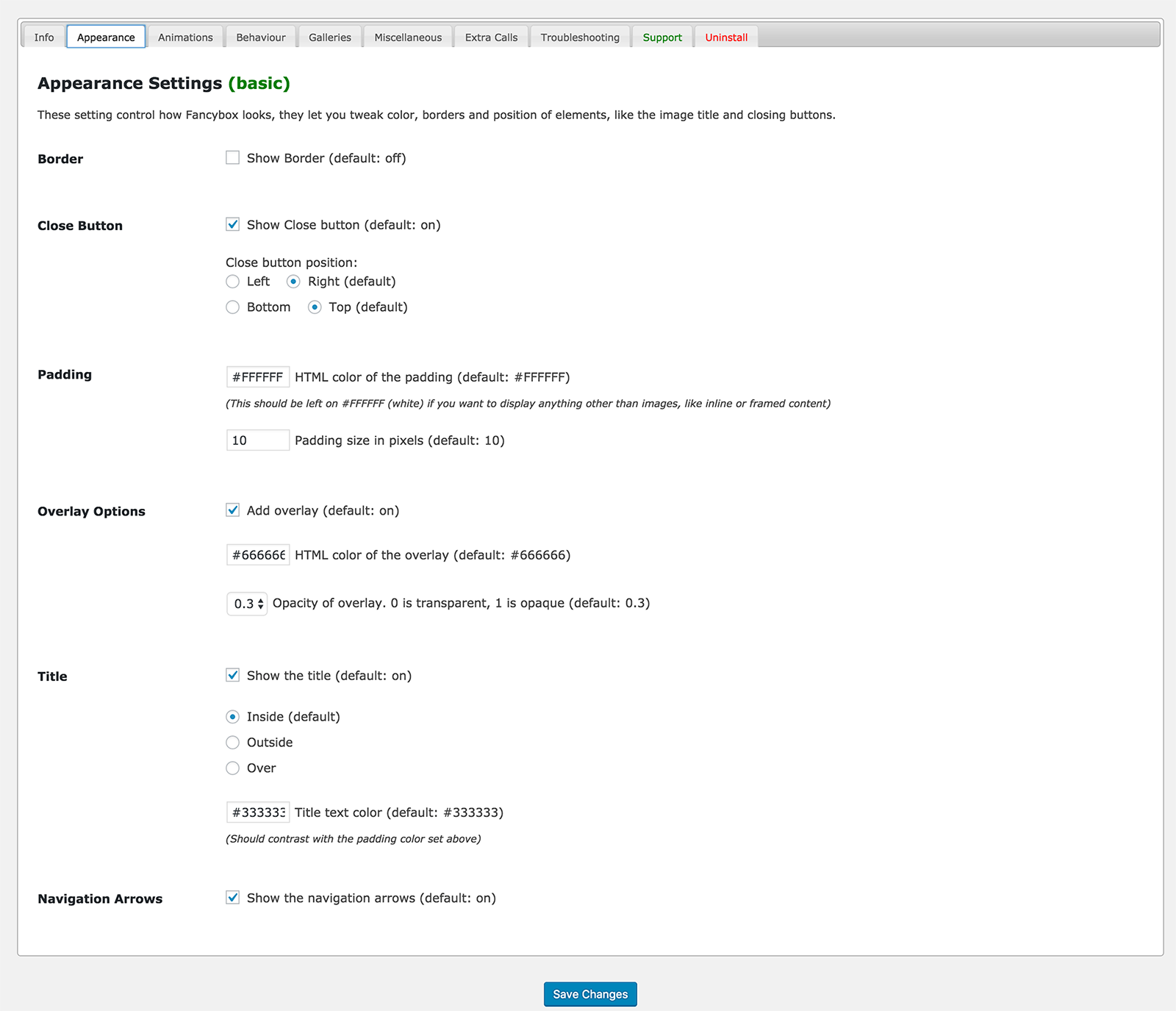 Easy FancyBox Lightbox Popup WordPress