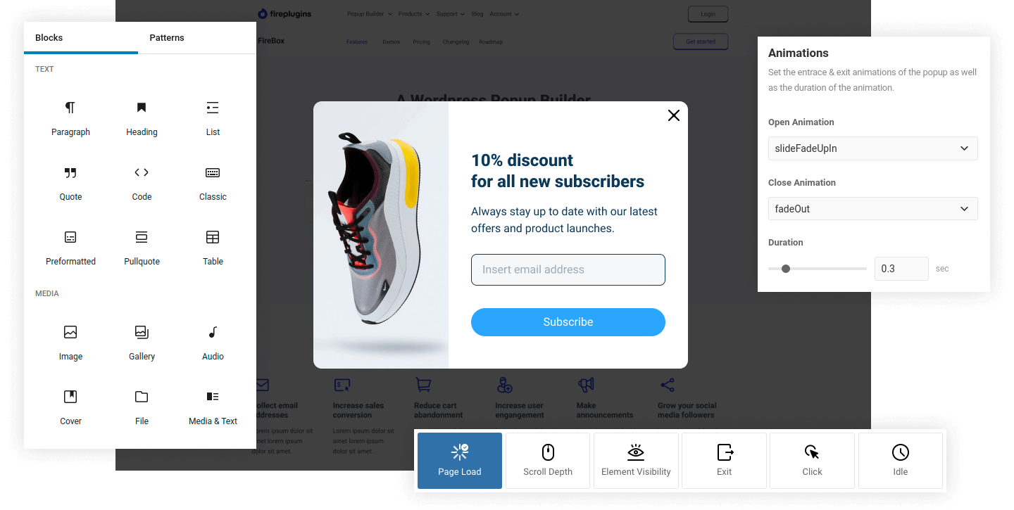 firebox email capture wordpress