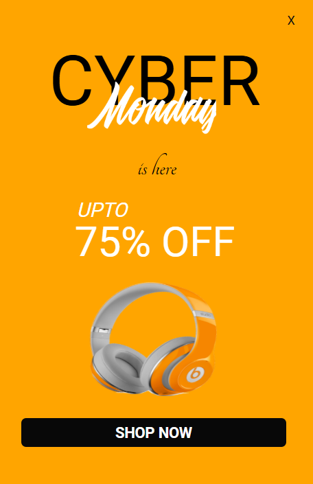 Announcement Popup Example