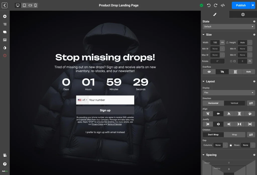 Justuno: Best for Behavioral Targeting and Product Recommendations
