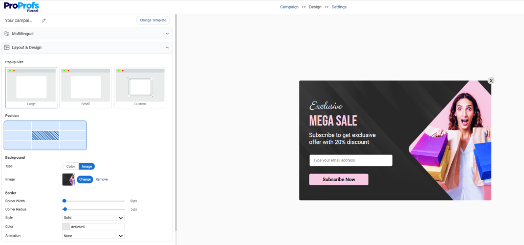 4. Exit Intent Popups