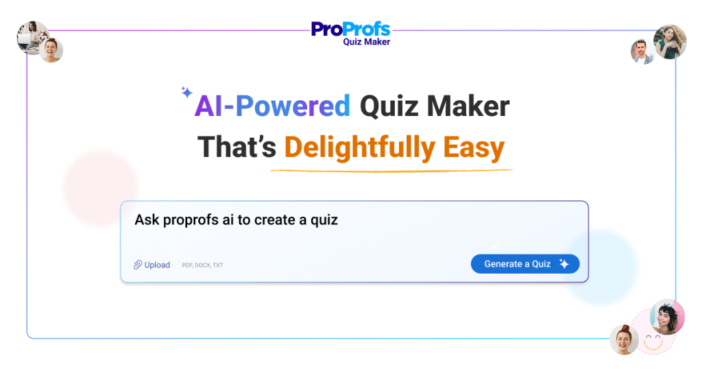 5. Quizzes and Interactive Forms
- ProProfs Quiz Maker