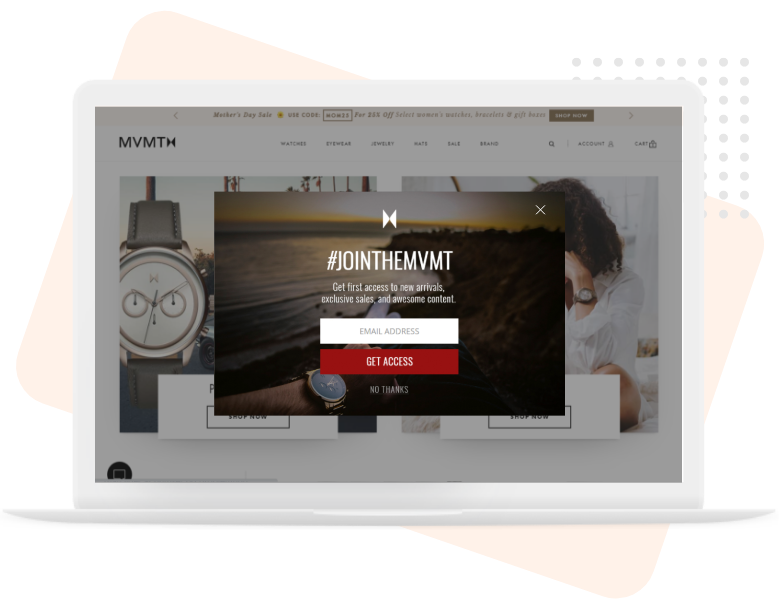 Mvmt address sale