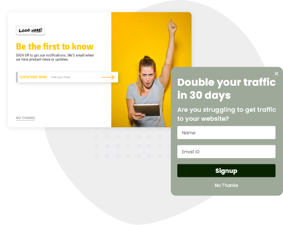 Get newsletter signups