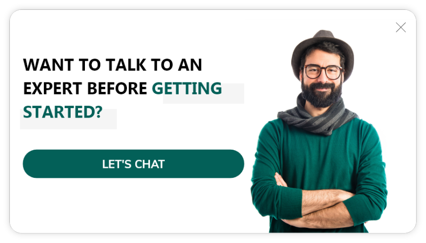 Want to talk to an expert