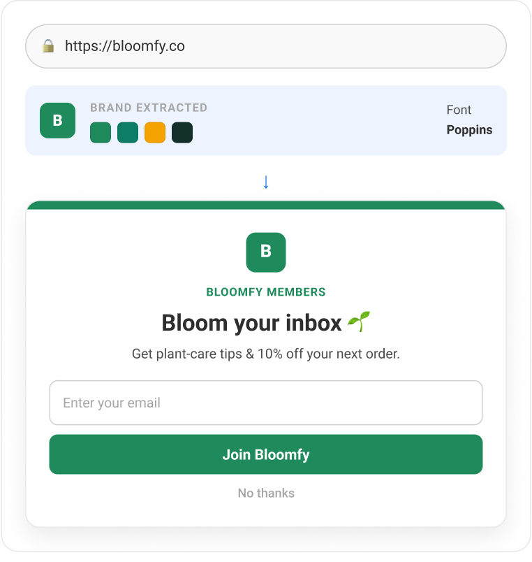 AI Popup Customizer