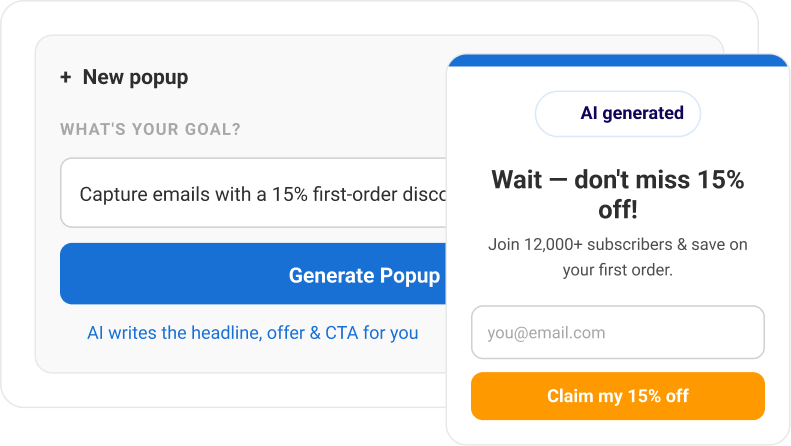 AI Popup Designer